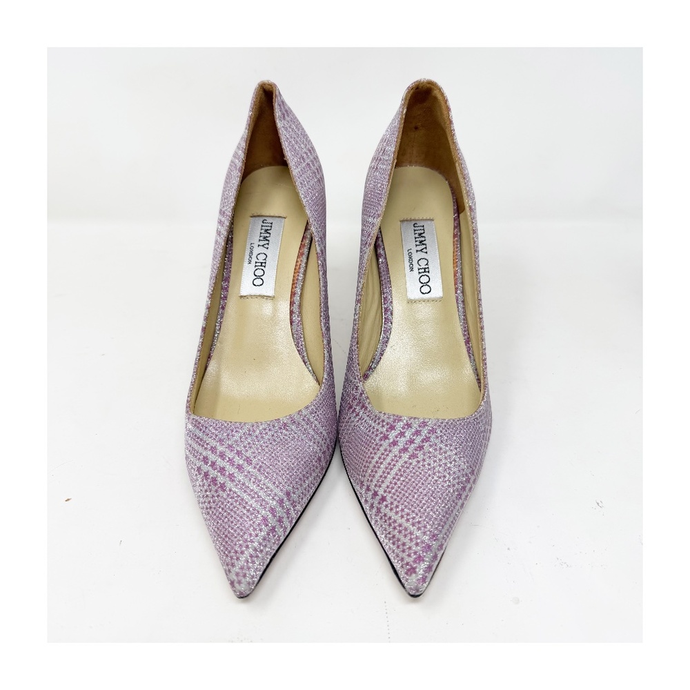 Jimmy Choo Sz 7 EU 37 Love 100 Shoes Heels Pink Prince of Stars Candyfloss NEW